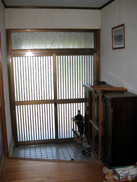 玄関 リフォーム前